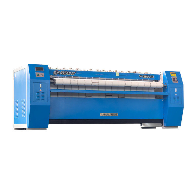 Ancho máximo de alimentación 3300mm Máquina de planchar con cilindro de camisa totalmente automática para sábanas