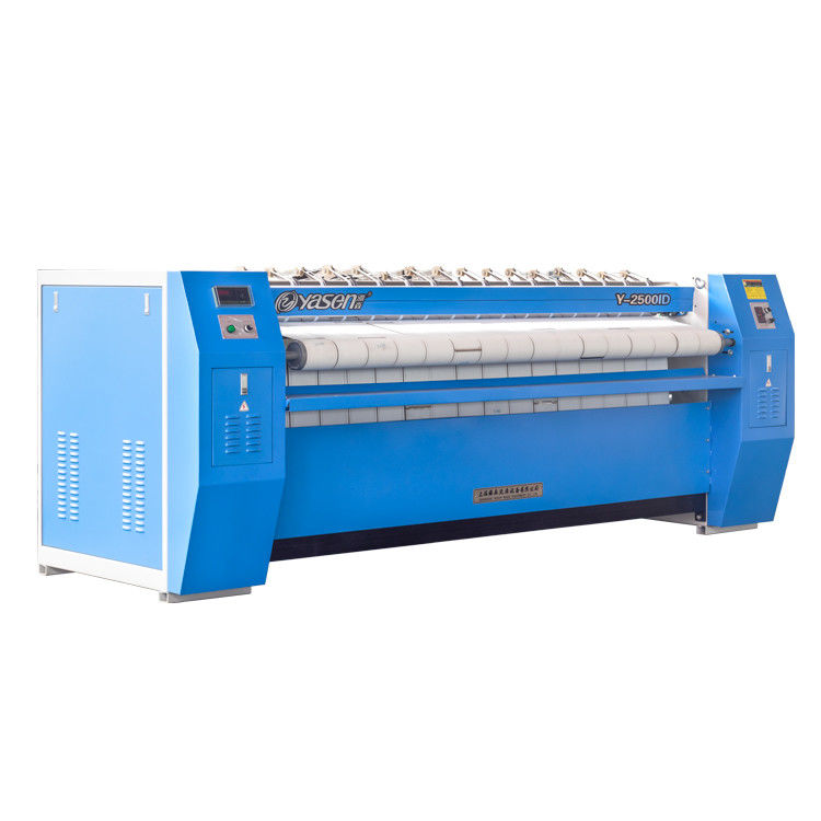 Ancho máximo de alimentación 3300mm Máquina de planchar con cilindro de camisa totalmente automática para sábanas