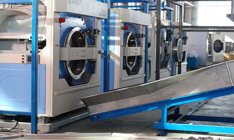 Sistema de lavandería de la máquina extractora de lavadoras Conjunto de equipos para la limpieza con agua caliente