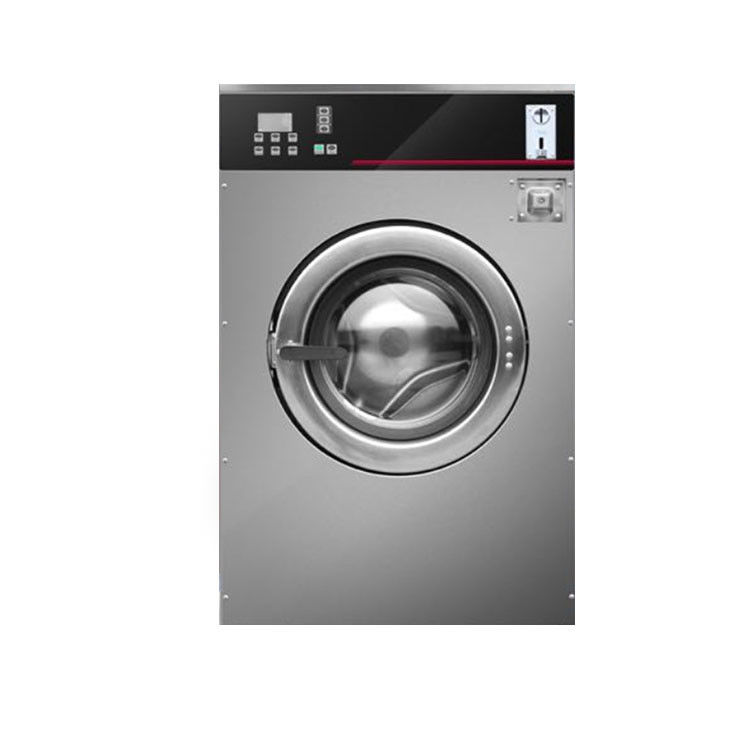 Máquina de lavado comercial de acero inoxidable totalmente automática de 15 kg con tarjeta/moneda para lavandería