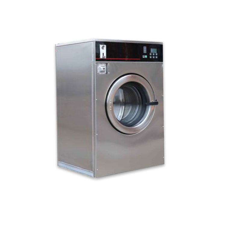 Máquina de lavado comercial de acero inoxidable totalmente automática de 15 kg con tarjeta/moneda para lavandería