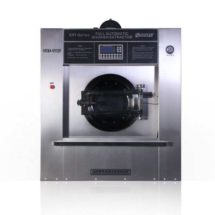 Extractor automático completo de lavadora de 100 kg para limpieza crítica