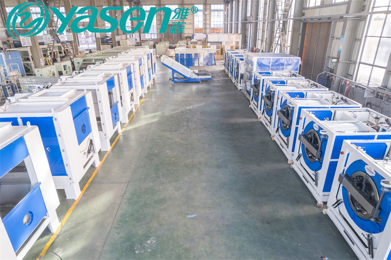 Fully Automated and Customizable Washer Extractor System for Input-Sorting-Washing-Drying-Output